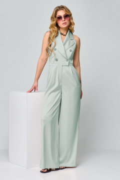 Летний комбинезон из текстиля с двубортом, широкими штанинами ALEZA 1197.2 - фото 1