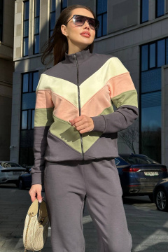 Костюм 2-ка из трикотажа в спортивном стиле GO F3025/30-03 - фото 2