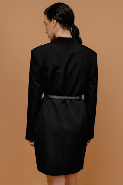 Деловое платье-сLTR перового силуета JRSy 2424 черный - фото 4