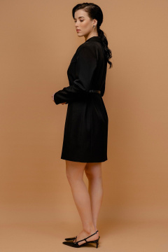 Деловое платье-сLTR перового силуета JRSy 2424 черный - фото 3
