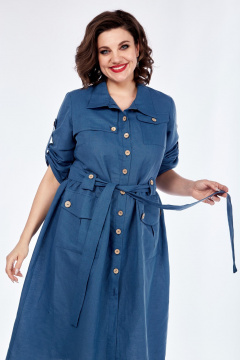 Платье Celentano lite 5018.2 синий - фото 3