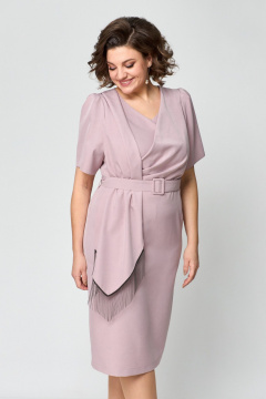 Платье ANASTASIA MAK 1172 пыльная_роза - фото 4