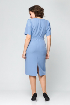 Платье ANASTASIA MAK 1172 голубой - фото 2