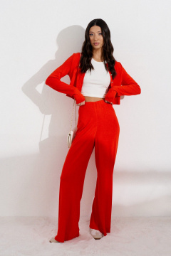 Демисезонный комплект из джемпера и брюк из эластичной ткани ANNETE A4198 - фото 2