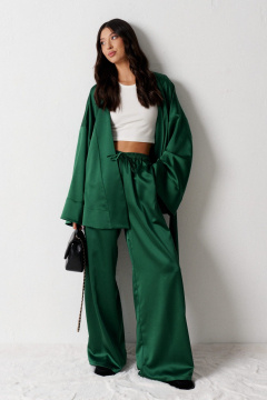 Демисезонный кардиган на запах из текстиля ANNETE A5282 - фото 1