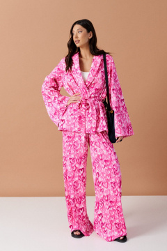 Два кардигана из текстиля в белом и розовом цветах ANNETE A5293 - фото 1