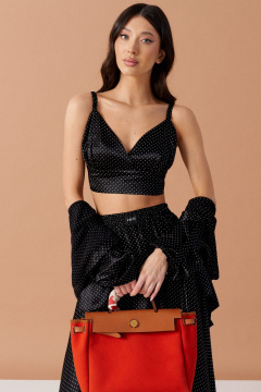 Топ из вискозы с цельным кроем и классическим вырезом ANNETE A890 - фото 2