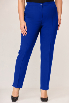 Классические брюки с стрелками и заужением к низу Элль-стиль 2002/3 василек - фото 1