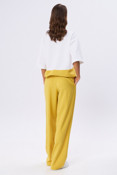 Комплект блуза и брюки из костюмной ткани KaVaRi 8024.1 горчица - фото 2