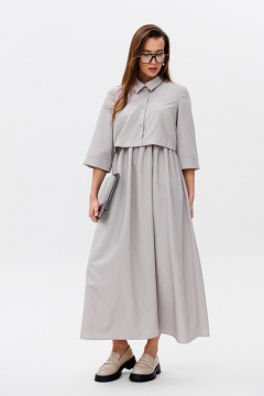 Платье NikVa 487-2 дымка - фото 5