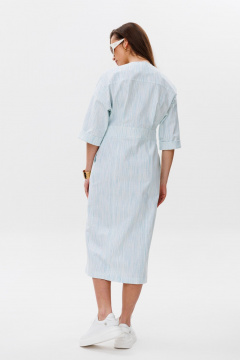 Платье NikVa 491-1 голубой_штрихи - фото 3