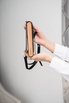 Сумка Because COLIBRI BLACK CROCO - фото 5