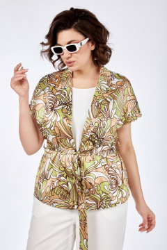 Комплект блуза с коротким рукавом и широкие брюки на лето Matini 1.1768 - фото 3