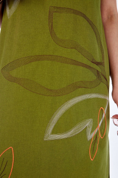 Платье с нагрудными вытачками и дизайнерской вышивкой Jurimex 3080-2 - фото 5