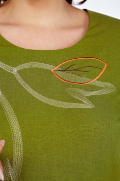 Платье с нагрудными вытачками и дизайнерской вышивкой Jurimex 3080-2 - фото 4