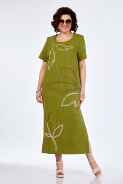 Платье с нагрудными вытачками и дизайнерской вышивкой Jurimex 3080-2 - фото 3