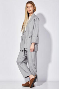 Жакет Nova Line 10488 серый - фото 1