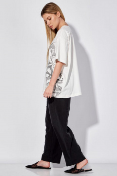 Футболка Nova Line 20831 молочный - фото 3