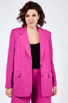 Блуза, брюки, жакет Ольга Стиль С-841 фуксия - фото 3