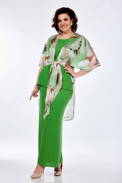 Брюки, кардиган, топ Karina deLux M-1233 зеленый - фото 4