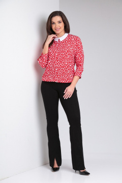 Демисезонная блуза свободного кроя из вискозы Modema м.735/4 - фото 4