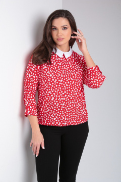 Демисезонная блуза свободного кроя из вискозы Modema м.735/4 - фото 1