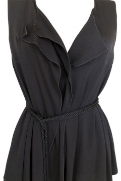 Блузка из костюмной ткани с асимметричной застежкой AG Green G070/3 - фото 2