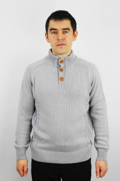 Демисезонный джемпер прямого силуэта с рукавом реглан Полесье С5107-21 1С1341-Д43 182,188 ангора - фото 1