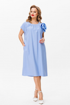 Платье Mubliz 162 голубой - фото 5