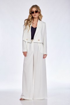 Брюки и жакет из костюмной ткани на лето, свободного силуэта Takka Plus 24-229 - фото 5