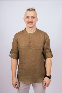 Рубашка Nadex 01-081832/210-24_170 темно-зеленый - фото 3