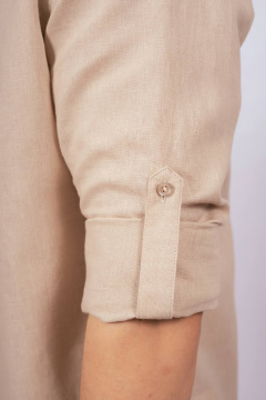 Рубашка из гладкого текстиля с классическим воротником Nadex 01-089231/211-24_182 натуральный - фото 5