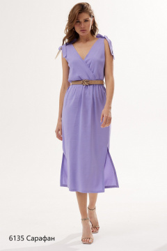 Летний сарафан на бретелях из текстиля, длина миди NiV NiV fashion 6135 - фото 1