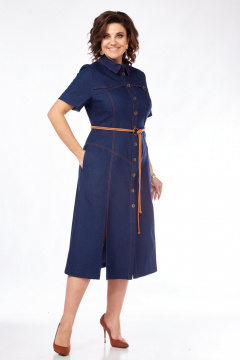 Платье VI ORO VR-1132 синий - фото 4