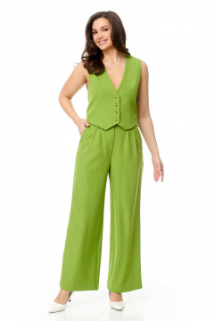 Деловой женский костюм 3 предмета из текстиля Nadin 2143 - фото 4