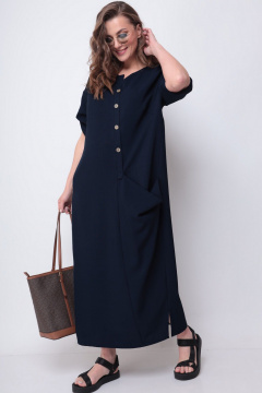 Платье Michel chic 2094/4 темно-синий - фото 2