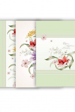 Полотенца салфетки хлопковые набор ЖАКЛИН 4 шт Listelle 414601 - фото 3