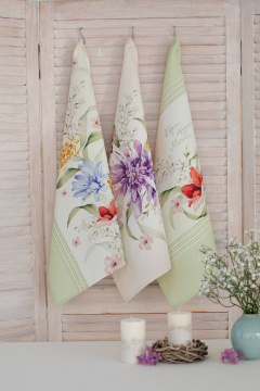 Полотенца салфетки хлопковые набор ЖАКЛИН 4 шт Listelle 414601 - фото 2