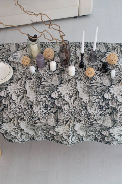 Прямоугольная скатерть с цветочным узором и водо-отталкивающей обработкой Listelle 514805 - фото 4