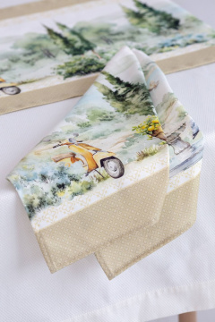 Салфетки хлопковые набор ИТАЛЬЯНО 4 шт Listelle 614701 - фото 3