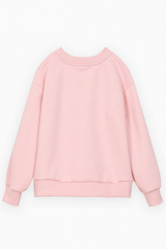 Джемпер-свитшот из футера с декором и принтом Bell Bimbo 232059 св.розовый - фото 3