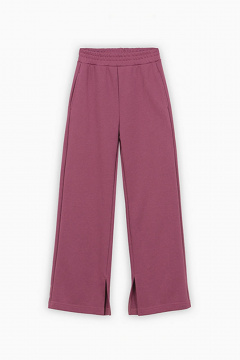 Розовые брюки-джоггеры из футера с наклонными карманами Bell Bimbo 232110 бордо - фото 1