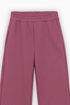 Розовые брюки-джоггеры из футера с наклонными карманами Bell Bimbo 232110 бордо - фото 3