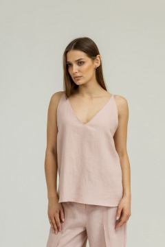 Брюки, топ Atelero 1107 пудровый - фото 4