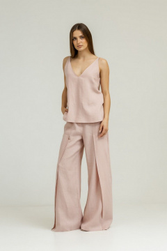 Брюки, топ Atelero 1107 пудровый - фото 2