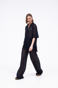 Блуза и брюки женский костюм свободного кроя PUR PUR 11-288 - фото 4