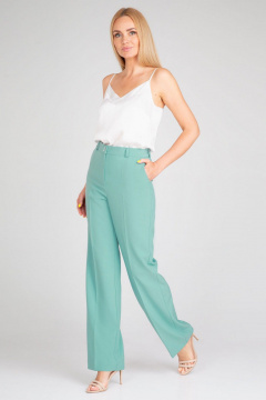 Брючный костюм из текстиля: жакет и брюки со стрелками IVARI 10609 мята - фото 5