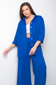 Брюки палаццо и свободная рубашка из текстиля AXXA 4700 - фото 3