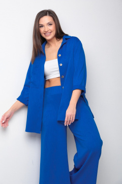 Брюки палаццо и свободная рубашка из текстиля AXXA 4700 - фото 2