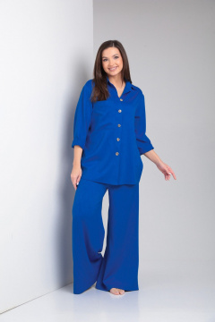 Брюки палаццо и свободная рубашка из текстиля AXXA 4700 - фото 1